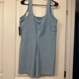 Aerie Offline Sky Blue Sleeveless Jumpsuit